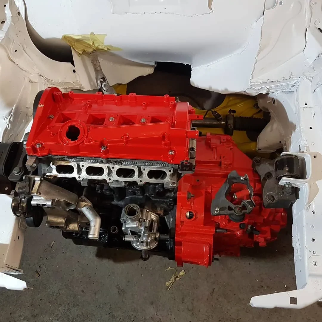 Engine work at Garage VIP UK workshop